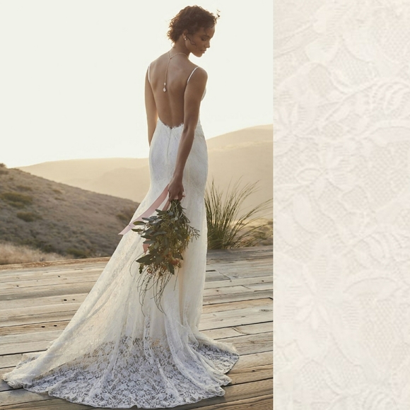 david's bridal boho dress